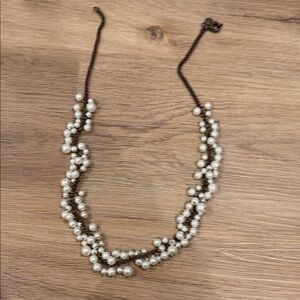 J. Crew Cream Pearl Necklace